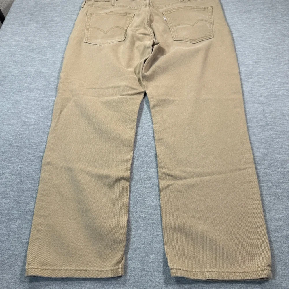 Levis Jeans Mens 40x30 Beige 541 Athletic‎ Tapered Mid Rise Stretch Light Wash